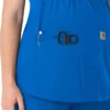Kadınlar İçin Force Essentials Henley Hamile Scrub Üstü