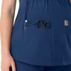 Kadınlar İçin Force Essentials Henley Hamile Scrub Üstü