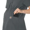 Kadınlar İçin Force Essentials Henley Hamile Scrub Üstü
