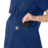 Kadınlar İçin Force Essentials Henley Hamile Scrub Üstü