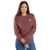 Kadınlar İçin Hafif Tencel Bisiklet Yaka Sweatshirt