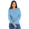 Kadınlar İçin Hafif Tencel Bisiklet Yaka Sweatshirt