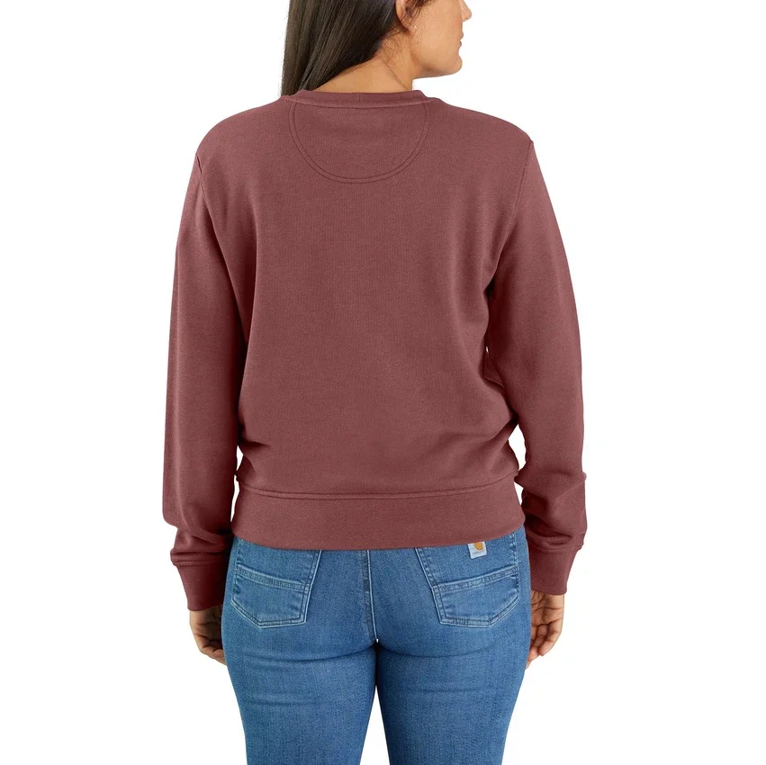 Kadınlar İçin Hafif Tencel Bisiklet Yaka Sweatshirt