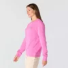 Kadınlar İçin Hafif Tencel Bisiklet Yaka Sweatshirt