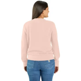 Kadınlar İçin Hafif Tencel Bisiklet Yaka Sweatshirt
