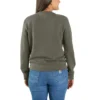 Kadınlar İçin Hafif Tencel Bisiklet Yaka Sweatshirt