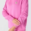 Kadınlar İçin Hafif Tencel Bisiklet Yaka Sweatshirt
