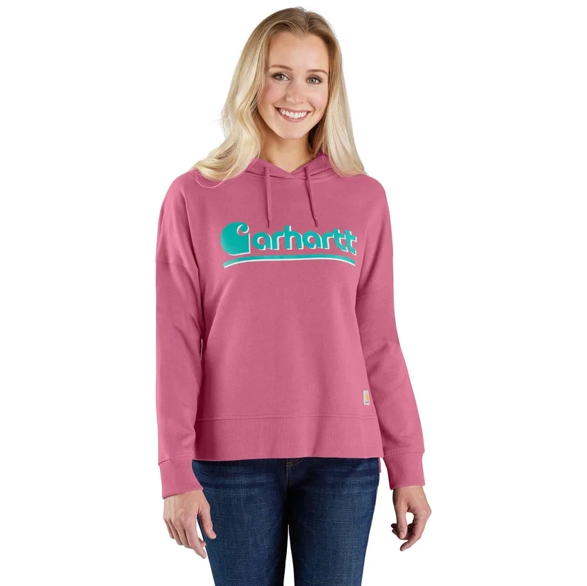 Kadınlar İçin Hafif Tencel Bol Kesim Desenli Kapüşonlu Sweatshirt