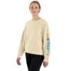 Kadınlar İçin Hafif Tencel Bol Kesim Grafik Kolluklu Sweatshirt