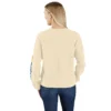 Kadınlar İçin Hafif Tencel Bol Kesim Grafik Kolluklu Sweatshirt