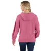 Kadınlar İçin Hafif Tencel Bol Kesim Logolu Grafik Kapüşonlu Sweatshirt