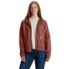 Kadınlar İçin Hafif Tencel Tam Fermuarlı Kapüşonlu Sweatshirt