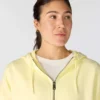 Kadınlar İçin Hafif Tencel Tam Fermuarlı Kapüşonlu Sweatshirt