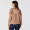 Kadınlar İçin Hafif Tencel Tam Fermuarlı Kapüşonlu Sweatshirt