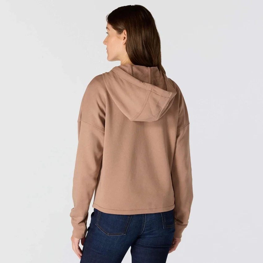 Kadınlar İçin Hafif Tencel Tam Fermuarlı Kapüşonlu Sweatshirt