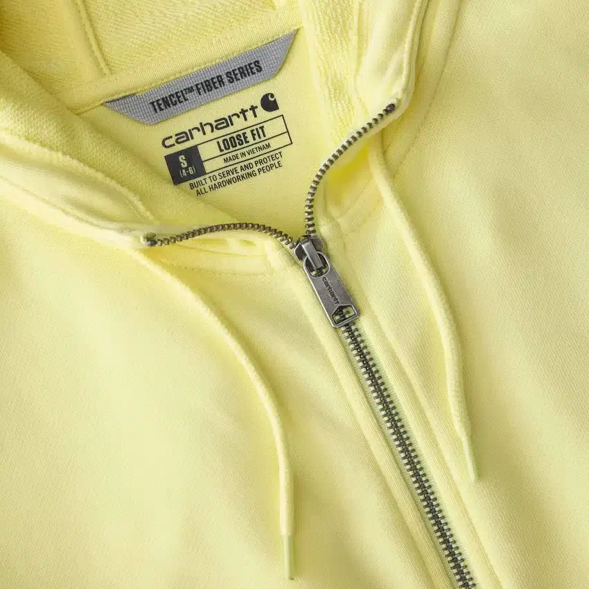 Kadınlar İçin Hafif Tencel Tam Fermuarlı Kapüşonlu Sweatshirt