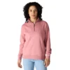 Kadınlar İçin Hafif Tencel Yarım Fermuarlı Pullover Sweatshirt