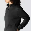 Kadınlar İçin Hafif Tencel Yarım Fermuarlı Pullover Sweatshirt