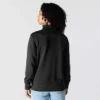 Kadınlar İçin Hafif Tencel Yarım Fermuarlı Pullover Sweatshirt