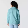 Kadınlar İçin Hafif Tencel Yarım Fermuarlı Pullover Sweatshirt