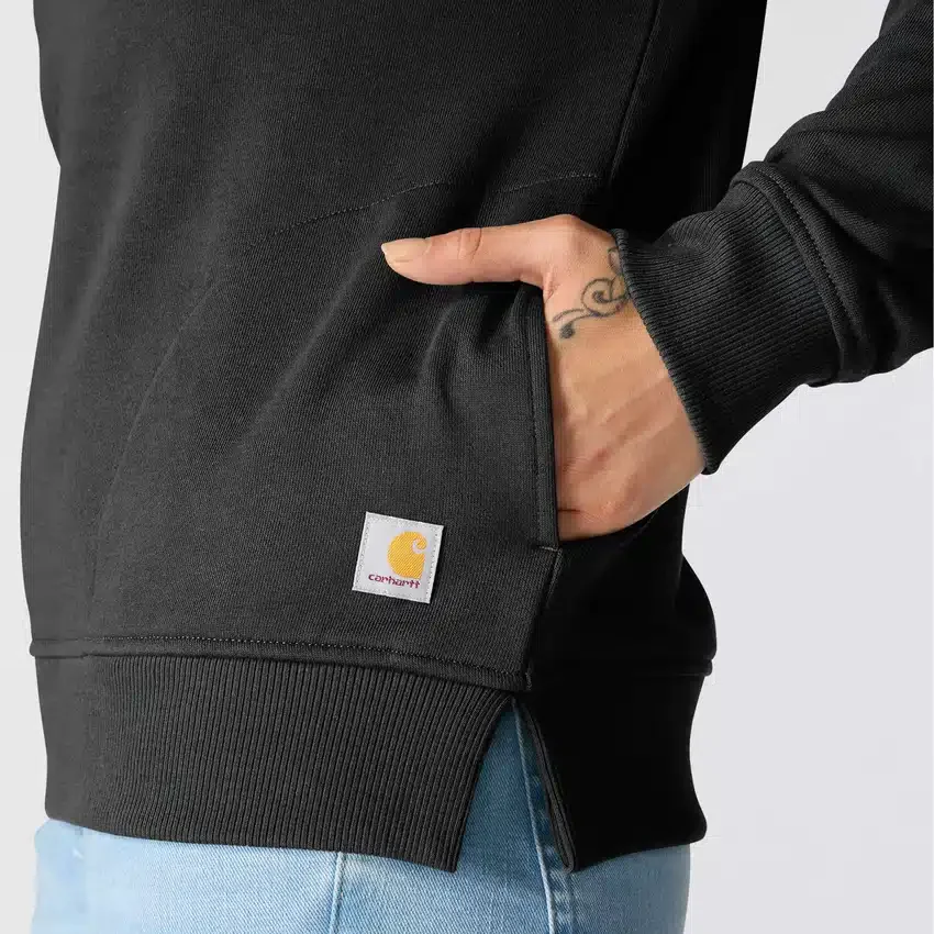 Kadınlar İçin Hafif Tencel Yarım Fermuarlı Pullover Sweatshirt