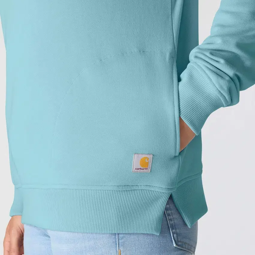 Kadınlar İçin Hafif Tencel Yarım Fermuarlı Pullover Sweatshirt