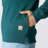 Kadınlar İçin Hafif Tencel Yarım Fermuarlı Pullover Sweatshirt