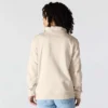 Kadınlar İçin Hafif Tencel Yarım Fermuarlı Pullover Sweatshirt