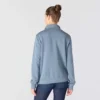 Kadınlar İçin Hafif Tencel Yarım Fermuarlı Pullover Sweatshirt