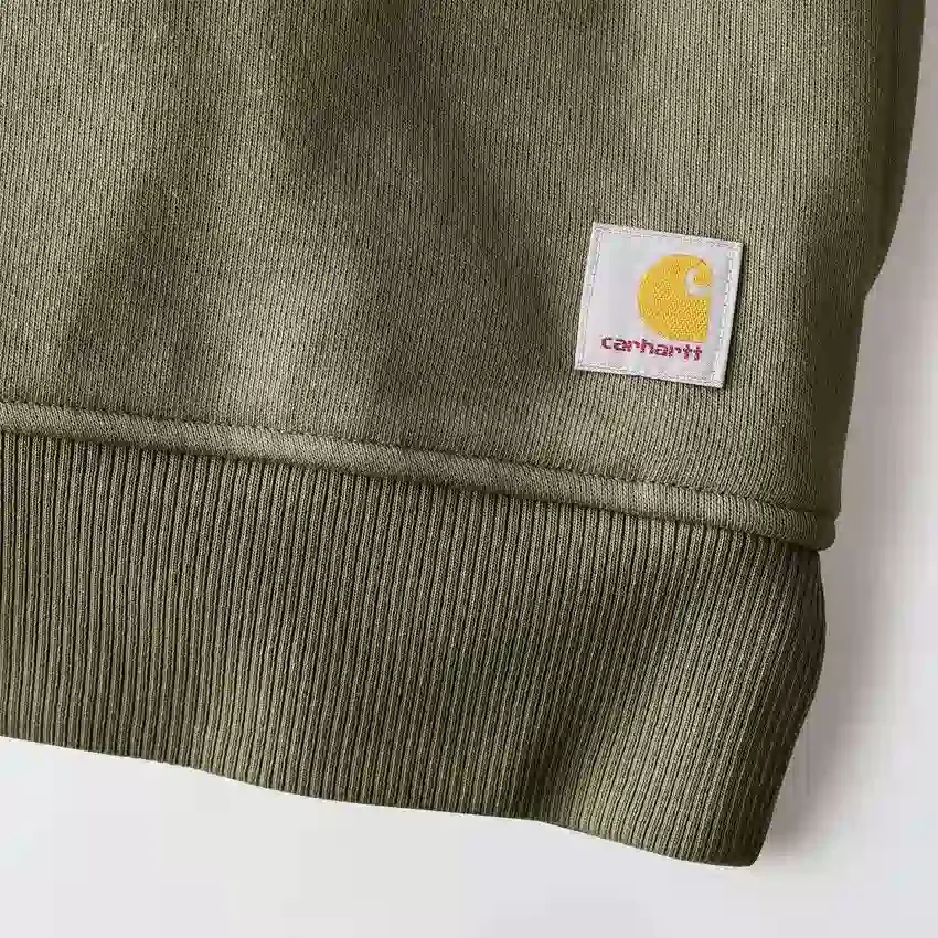Kadınlar İçin Hafif Tencel Yarım Fermuarlı Pullover Sweatshirt