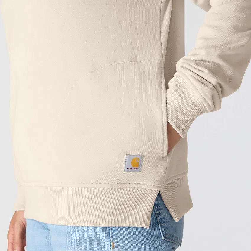 Kadınlar İçin Hafif Tencel Yarım Fermuarlı Pullover Sweatshirt