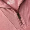 Kadınlar İçin Hafif Tencel Yarım Fermuarlı Pullover Sweatshirt