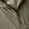 Kadınlar İçin Hafif Tencel Yarım Fermuarlı Pullover Sweatshirt