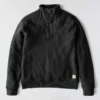Kadınlar İçin Hafif Tencel Yarım Fermuarlı Pullover Sweatshirt