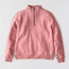 Kadınlar İçin Hafif Tencel Yarım Fermuarlı Pullover Sweatshirt