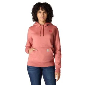 Kadınlar İçin İkonik Clarksburg Gevşek Kesim Polar Astarlı Logolu Kapüşonlu Sweatshirt