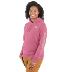 Kadınlar İçin İkonik Clarksburg Gevşek Kesim Polar Astarlı Logolu Kapüşonlu Sweatshirt