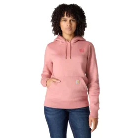 Kadınlar İçin İkonik Clarksburg Gevşek Kesim Polar Astarlı Logolu Kapüşonlu Sweatshirt