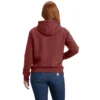Kadınlar İçin İkonik Clarksburg Gevşek Kesim Polar Astarlı Logolu Kapüşonlu Sweatshirt