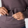 Kadınlar İçin İkonik Clarksburg Gevşek Kesim Polar Astarlı Logolu Kapüşonlu Sweatshirt