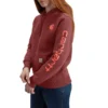 Kadınlar İçin İkonik Clarksburg Gevşek Kesim Polar Astarlı Logolu Kapüşonlu Sweatshirt