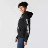 Kadınlar İçin İkonik Clarksburg Gevşek Kesim Polar Astarlı Logolu Kapüşonlu Sweatshirt
