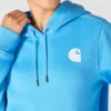 Kadınlar İçin İkonik Clarksburg Gevşek Kesim Polar Astarlı Logolu Kapüşonlu Sweatshirt
