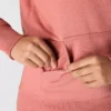 Kadınlar İçin İkonik Clarksburg Gevşek Kesim Polar Astarlı Logolu Kapüşonlu Sweatshirt