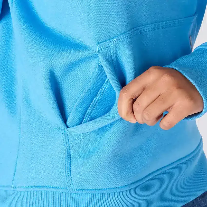 Kadınlar İçin İkonik Clarksburg Gevşek Kesim Polar Astarlı Logolu Kapüşonlu Sweatshirt