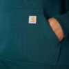 Kadınlar İçin İkonik Clarksburg Gevşek Kesim Polar Astarlı Logolu Kapüşonlu Sweatshirt