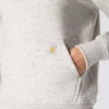 Kadınlar İçin İkonik Clarksburg Gevşek Kesim Polar Astarlı Logolu Kapüşonlu Sweatshirt