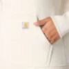 Kadınlar İçin İkonik Clarksburg Gevşek Kesim Polar Astarlı Logolu Kapüşonlu Sweatshirt