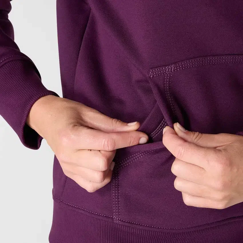 Kadınlar İçin İkonik Clarksburg Gevşek Kesim Polar Astarlı Logolu Kapüşonlu Sweatshirt