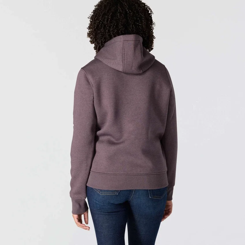 Kadınlar İçin İkonik Clarksburg Gevşek Kesim Polar Astarlı Logolu Kapüşonlu Sweatshirt